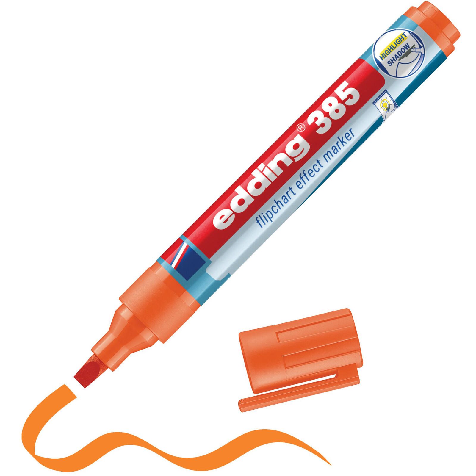 edding 385 Flipchart-Marker 1.0 - 5.0 mm orange 4-385006