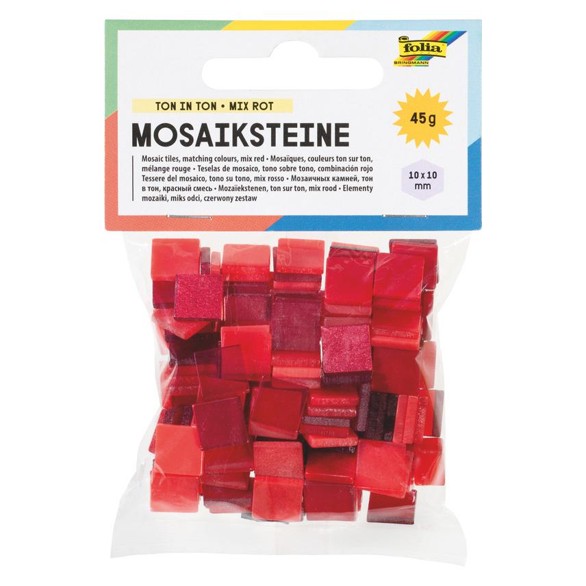 Folia Mosaiksteine TON IN TON MIX, 45g, 10x10mm (38650751)