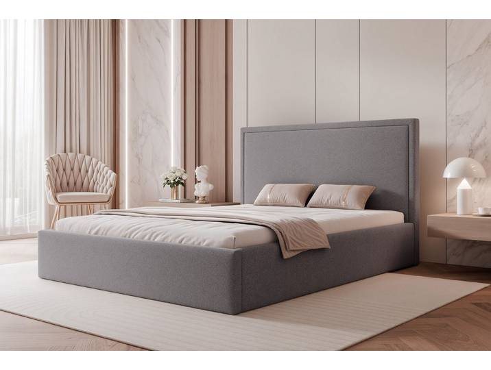 yourhouse24 Polsterbett Asuro Doppelbett Bettgestell Lattenrost