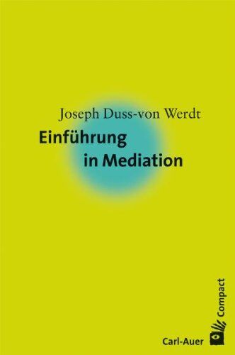 Joseph Duss-von Werdt - Einführung in Mediation - Preis vom 16.10.2026 11:41:07 h