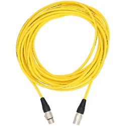 Sommer Cable SGHN-1000-GE Stage 22 Highflex XLR Male - XLR Female 10 Meter Gelb - Mikrofonkabel