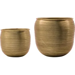 Spot Übertöpfe goldfarben 2 St.