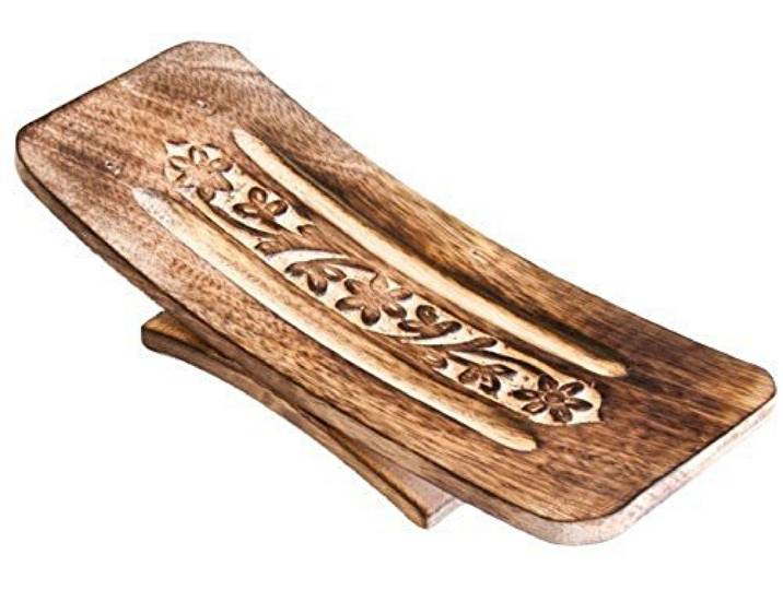 Berk KH-323 rookaccessoires - wierookstaafjeshouder bloemen super breed