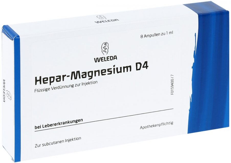 Weleda Hepar-magnesium D4 Ampullen