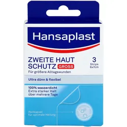 Hansaplast Zweite Haut Schutz Pflaster Groß 3 ST