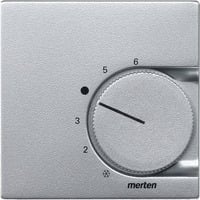 Zentralplatte Aluminium für Raumtemperaturregler-Einsatz Typ 536260, matt, lackiert aluminium, Retail