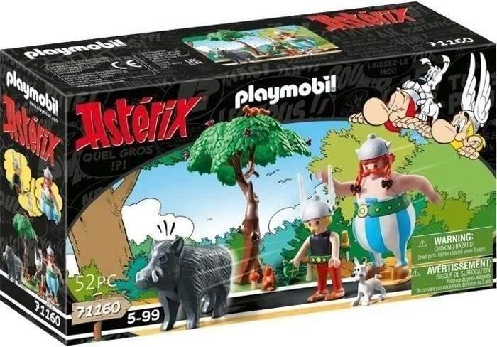 Playmobil Astérix De Wildzwijnenjacht speelset met Astérix, Obélix en Idéfix, 52 onderdelen