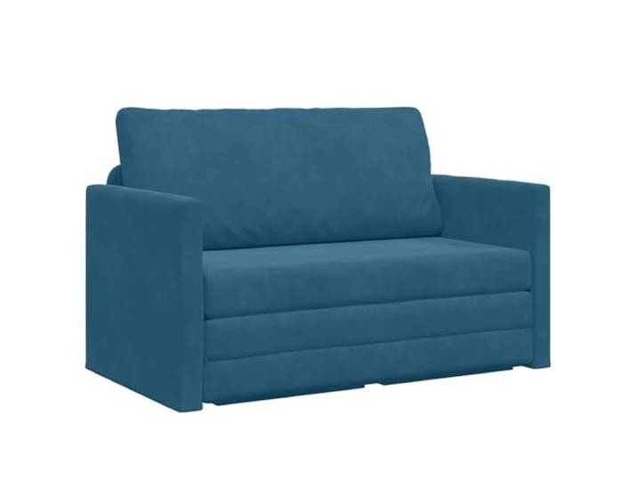 vidaXL Schlafsofa Blau 124 x 71 x 78 cm Samt