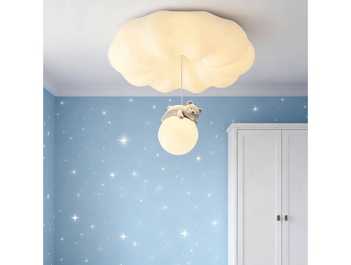 Plafonniers lumineux 3 couleurs, style crème, pour chambre à coucher, chambre d'enfant, salon, décoration intérieure.