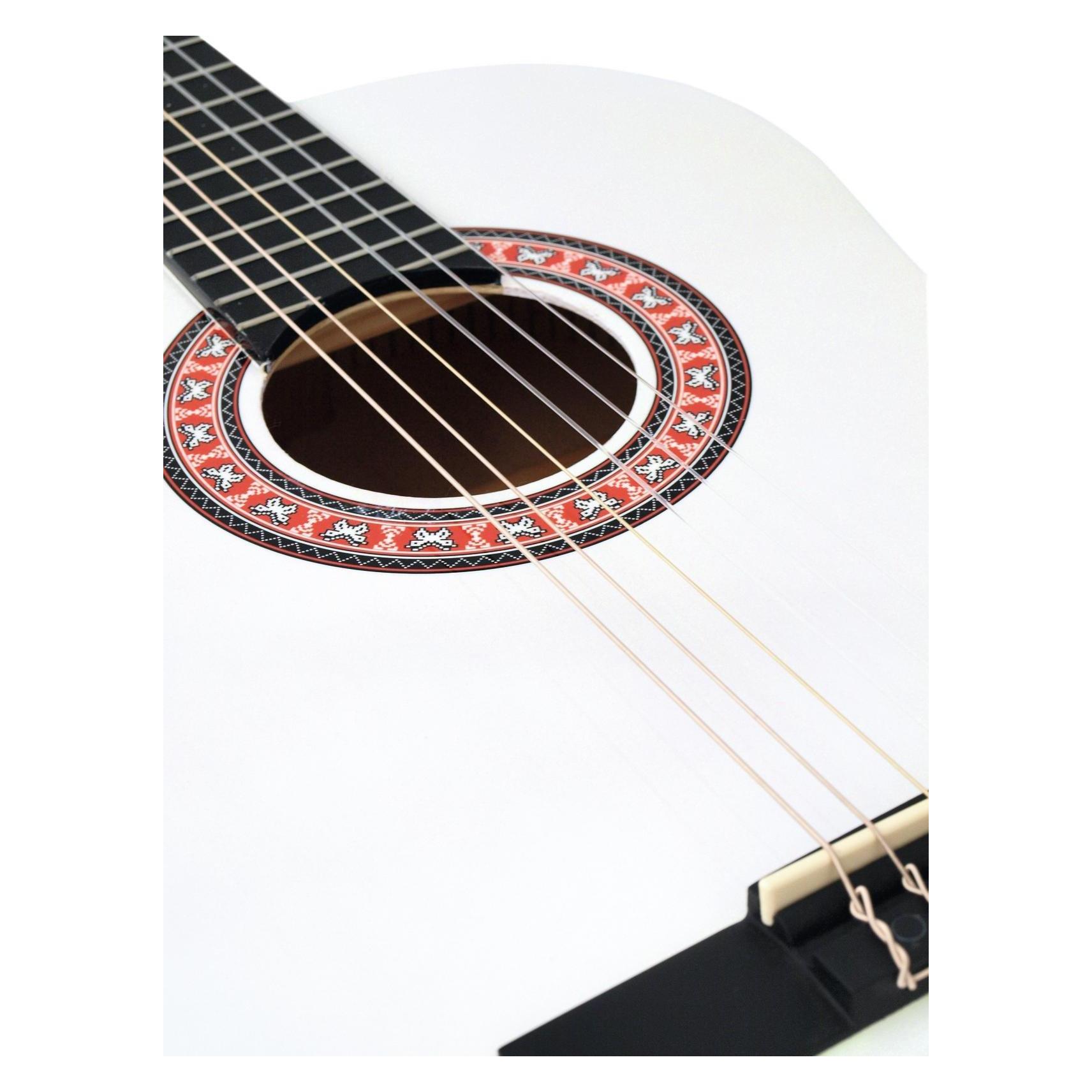Dimavery AC-303 Klassikgitarre, weiss (Konzertgitarre) (26241008)