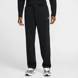 NIKE Club French Terry Open-Hem Jogginghose Herren 010 - black/black/white XXL