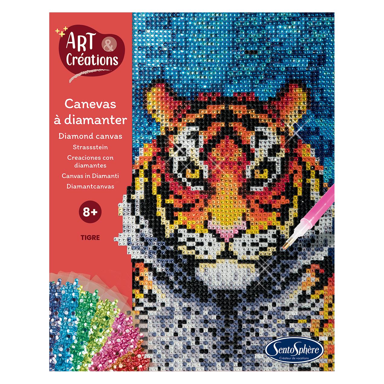 Sentosphere Strasssteinbild Tiger (3920270)