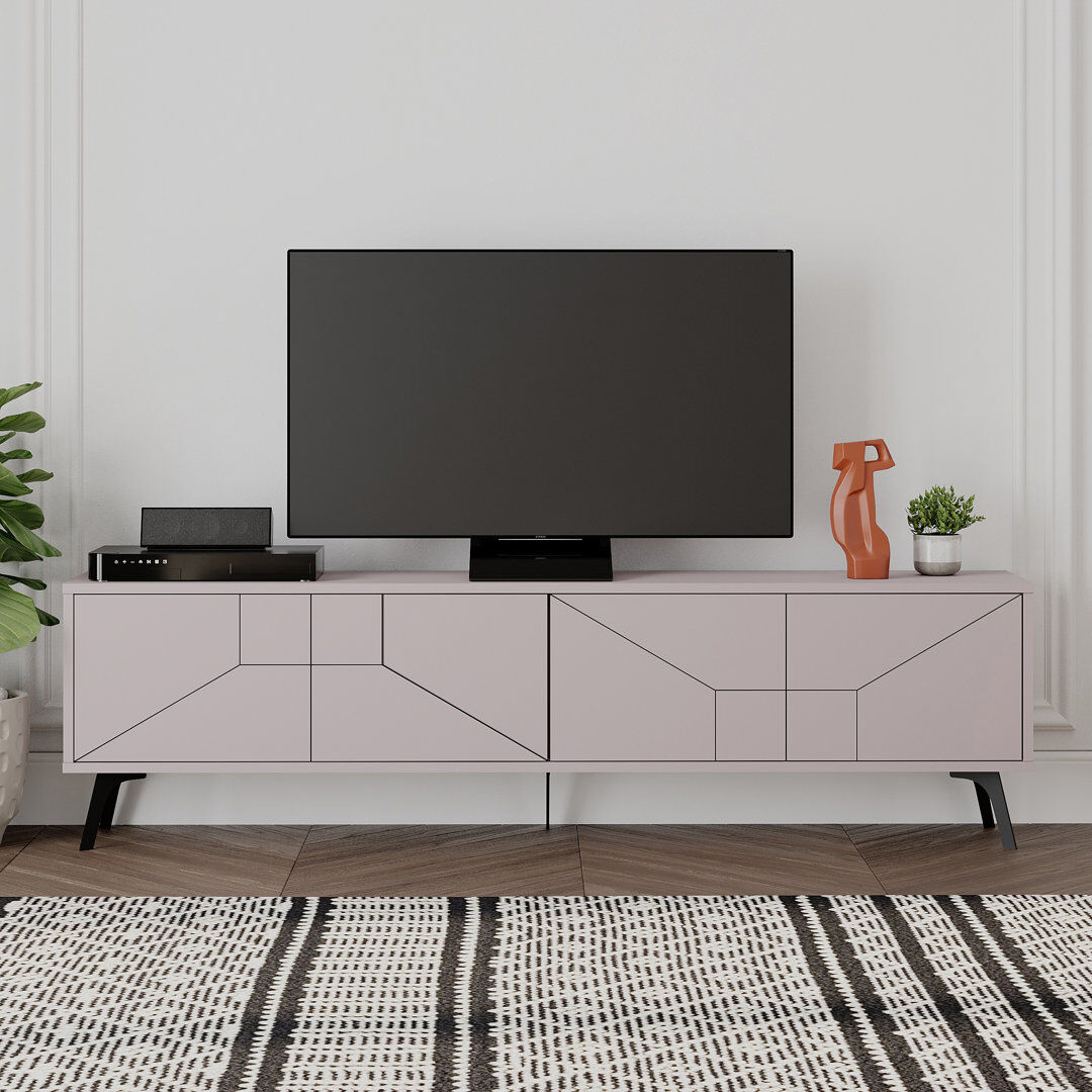 Metro Dune 180cm TV Stand - Modern Design with Ample Storage for TVs up to 65" Light Mocha 75"
