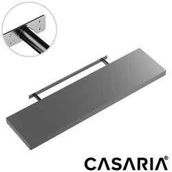 Casaria Casaria Wandregal Schweberegal 90cm grau + Halterung
