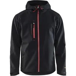Softshelljacke "4949" - 3XL - schwarz/rot
