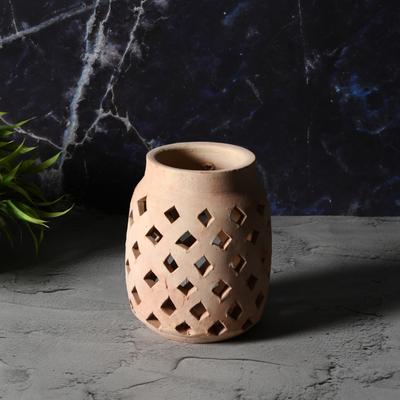 BIDK Home "Terracotta Vase Dia 5"" x 7""H"