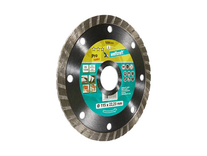 Wolfcraft Diamant-Trennscheibe ⌀ 12 cm