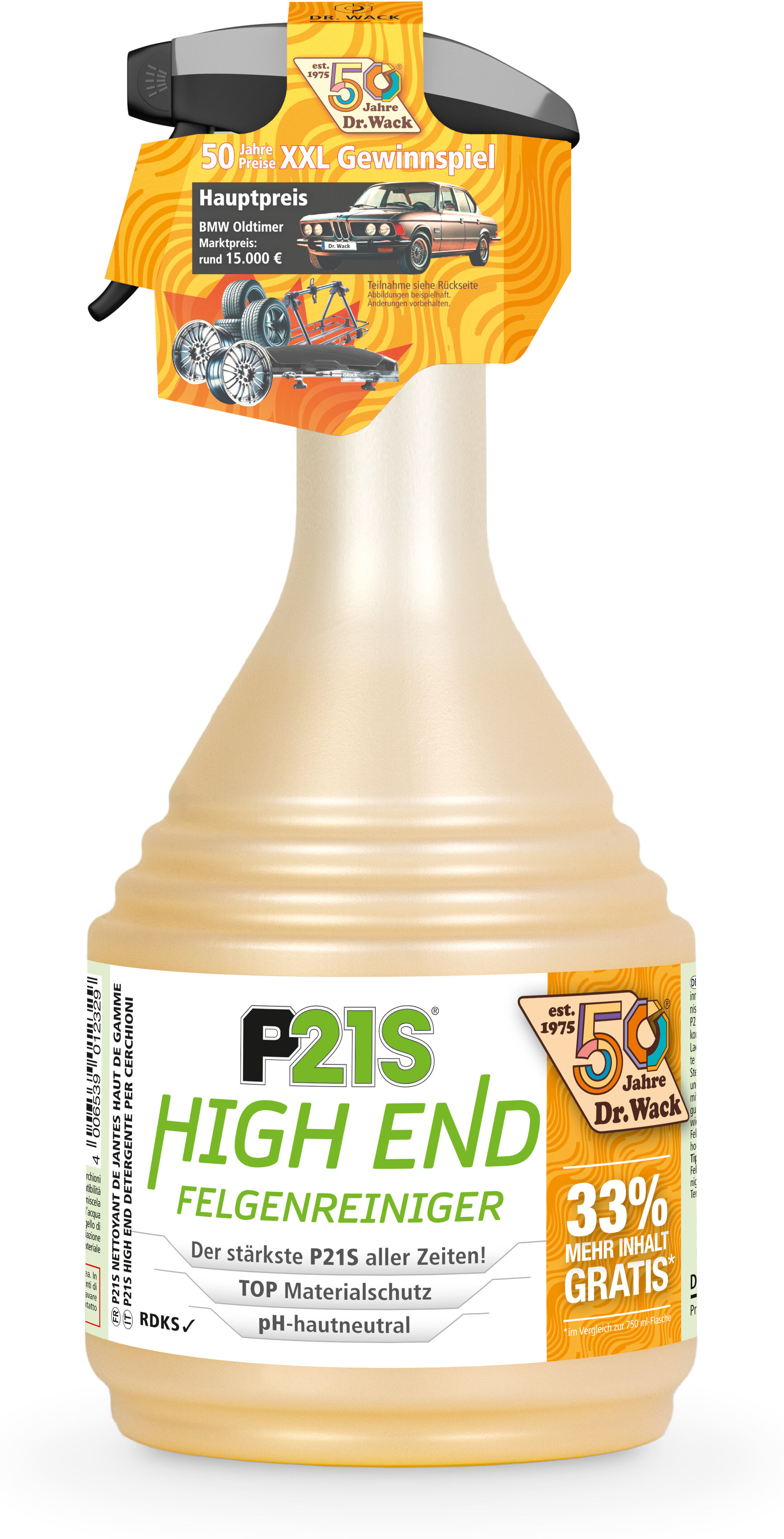 Dr. O.K.Wack Felgenreiniger P21s High End [1000 Ml] 1232 1l