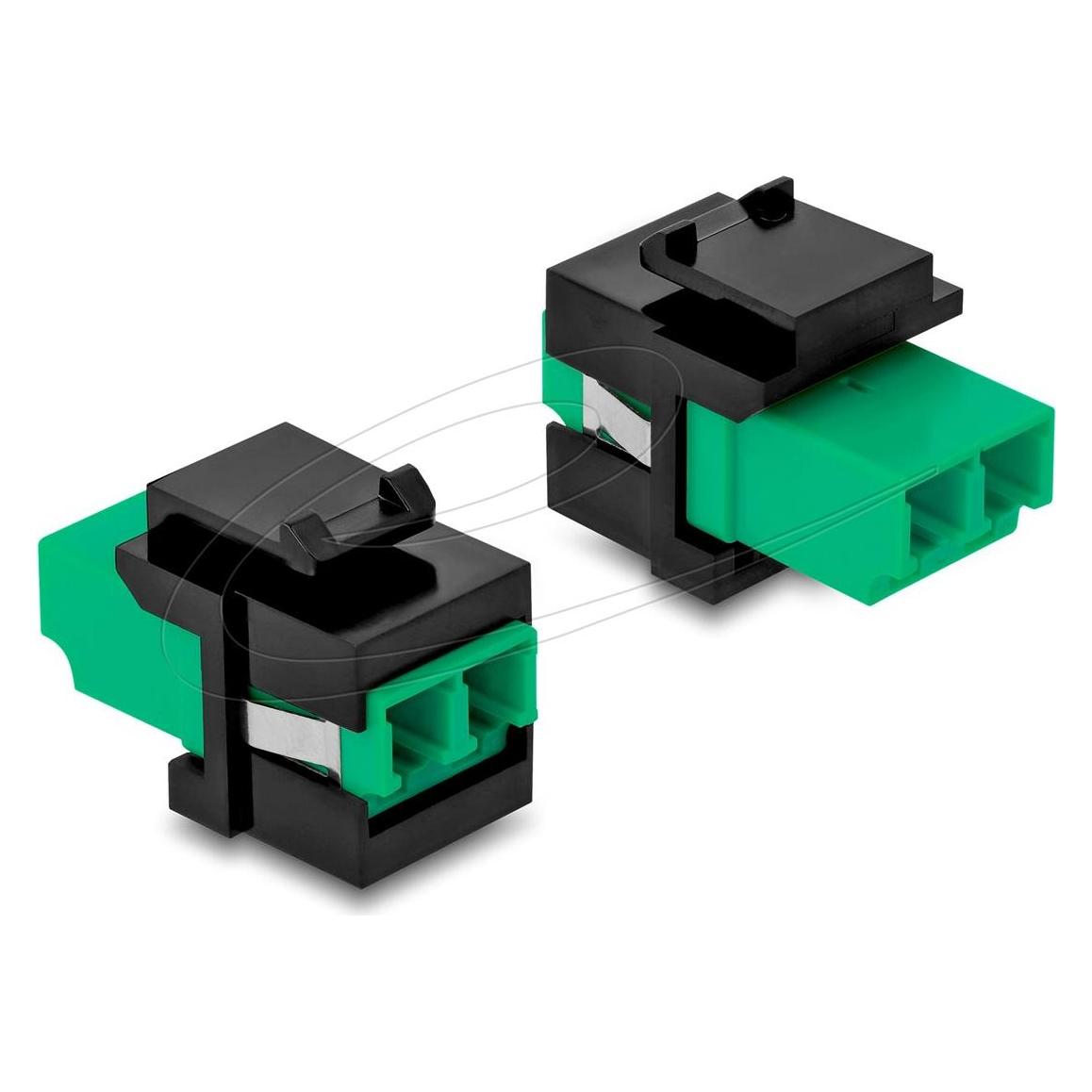 Delock Keystone Modul LC Duplex Buchse zu LC Duplex Buchse g (Keystone Modul) (87074)