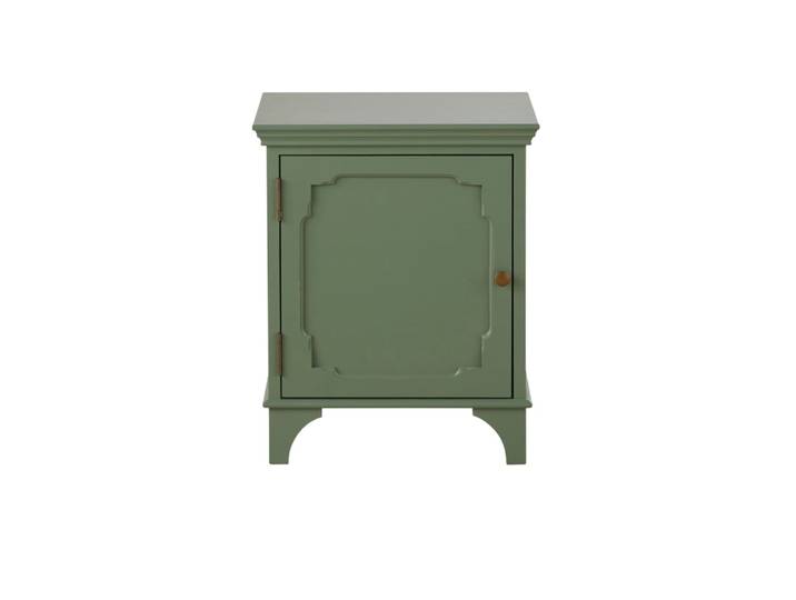 Table de chevet 1 porte vert kaki
