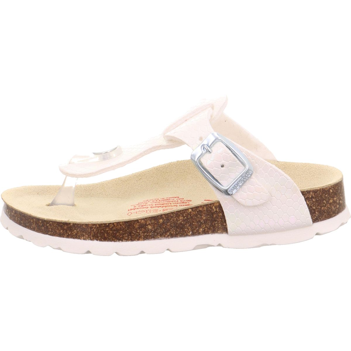 Superfit Fussbettpantoffel weiß (1020) 39 1-000114-1020-39