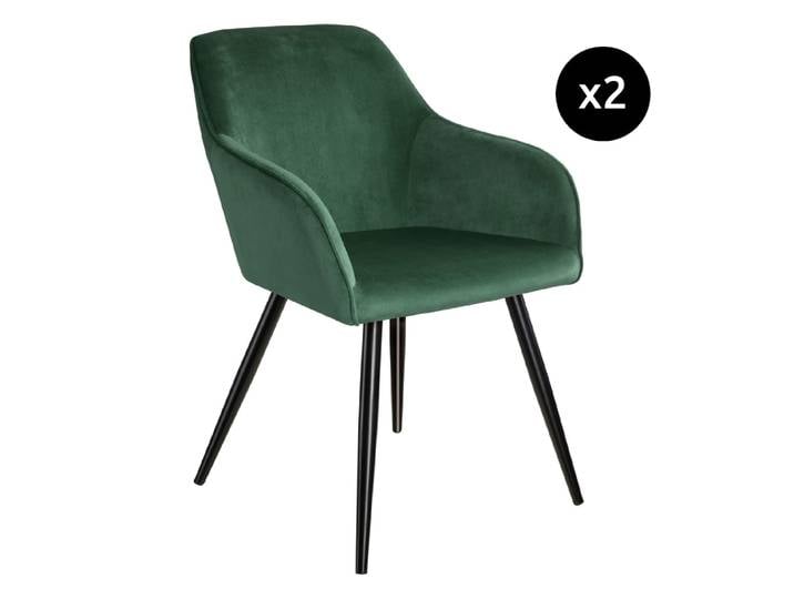 Ensemble de 2 chaises en cuir synthétique