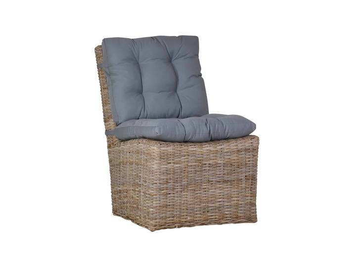 MiaMöbel Rattansessel 'Pranconeli' 100% Baumwolle, Rattan Modern