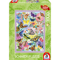 Schmetterlingstreiben, Puzzle 1000 Teile