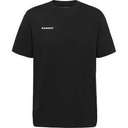MAMMUT Herren Shirt Mammut Base T-Shirt Men Mini Logo, Größe L in Schwarz Schwarz