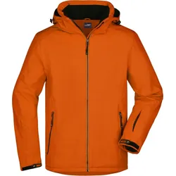 James & Nicholson Herren Wintersport Softshell Jacke Softshell-Jacke JN1054 dark orange XXL