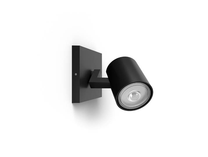 Deckenspot PHILIPS MyLiving Runner , schwarz, B:9cm H:10,7cm T:11cm, Leuchten, Deckenspot