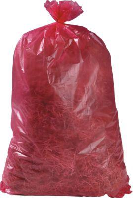 Abfallsäcke Universal HDPE, 120 l, rot