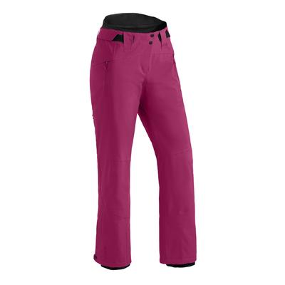 Skihose MAIER SPORTS "EDDI", Damen, Gr. 44, Normalgrößen, pink (magenta), 100% Polyester, Hosen Skihose, Damen Schneehose atmungsaktiv und wasserdicht Regular Fit