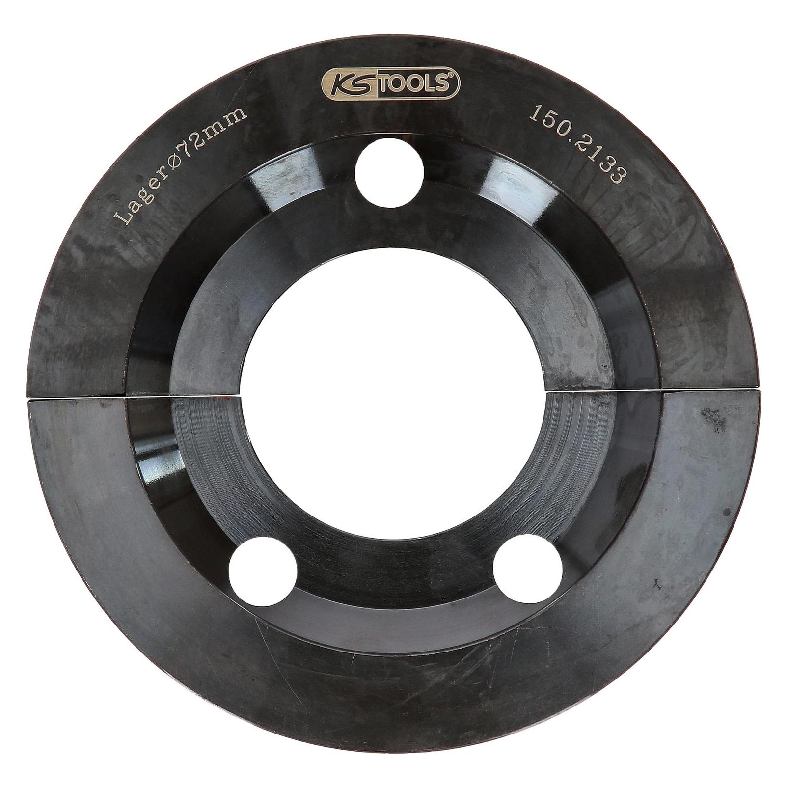 KS Tools Halbschalenpaar schwarz, für Lager Ø 72mm (150.2133)