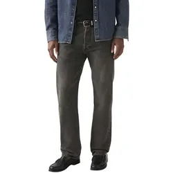 Levis 501 Jeans in Schwarz mit geradem Schnitt-W28 / L32
