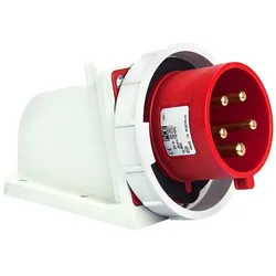 PCE, Netzstecker + Netzkupplung, 5132-6k Wandgerätestecker 16A 3p 6h IP67 (CEE 16/3)