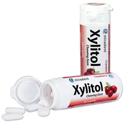 miradent Xylitol Kaugmmis Cranberry 30 St