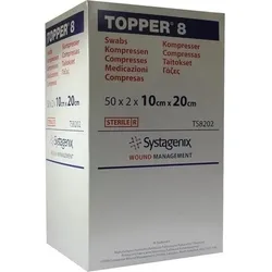 TOPPER 8 Kompr.10x20 cm steril 100 St