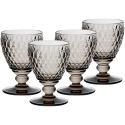 Villeroy & Boch Boston Coloured Weißweinglas 230 ml smoke 4er Set