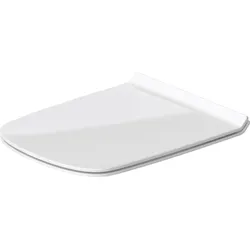 Duravit WC-Sitz DuraStyle mit SoftClose Scharniere Edelstahl, verlängerte Ausführung, abnehmbar, 0060590000