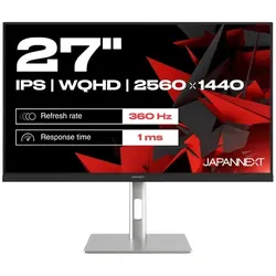 JAPANNEXT JN-I270WQHD300F-HSP Computerbildschirm 68,6 cm (27") 2560 x 1440 Pixel Wide Quad HD LED Grau
