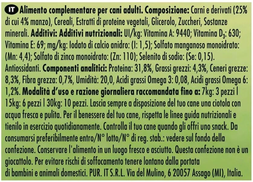 Purina SNACK FSK TREATS DELIBON MANZO 130GR