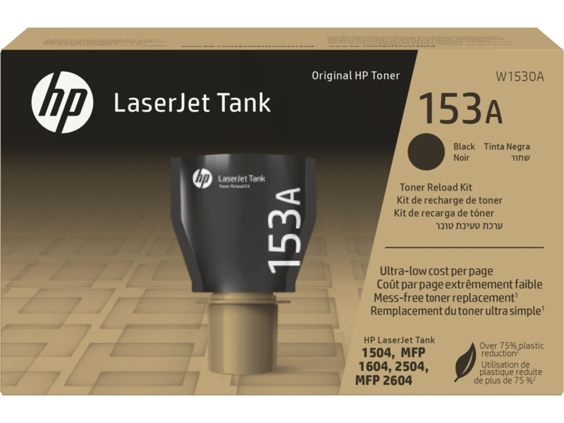 HP 153A/ W1530A Original LaserJet Tank Toner Reload Kit Schwarz W1530A