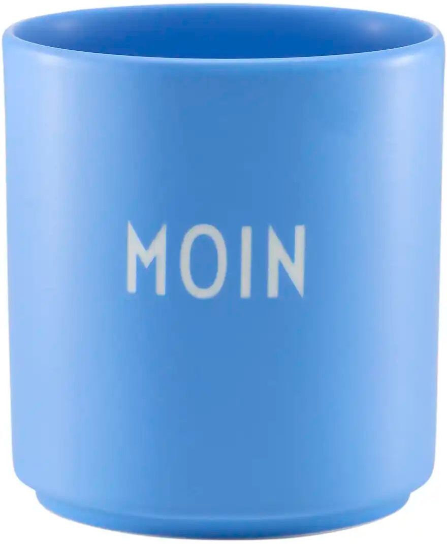 DESIGN LETTERS Becher   ¦ blau ¦ Porzellan ¦ Maße (cm): H: 8,5  Ø: 8