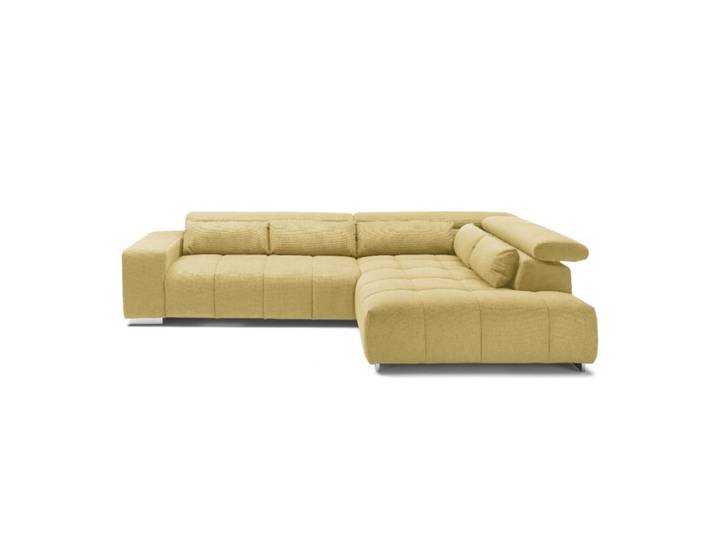 Trendstore Christel Ecksofa wahlweise mit Hocker - Chenille Bost