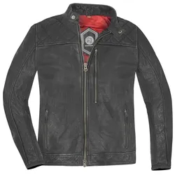 HolyFreedom Burn Out Black Motorrad Lederjacke