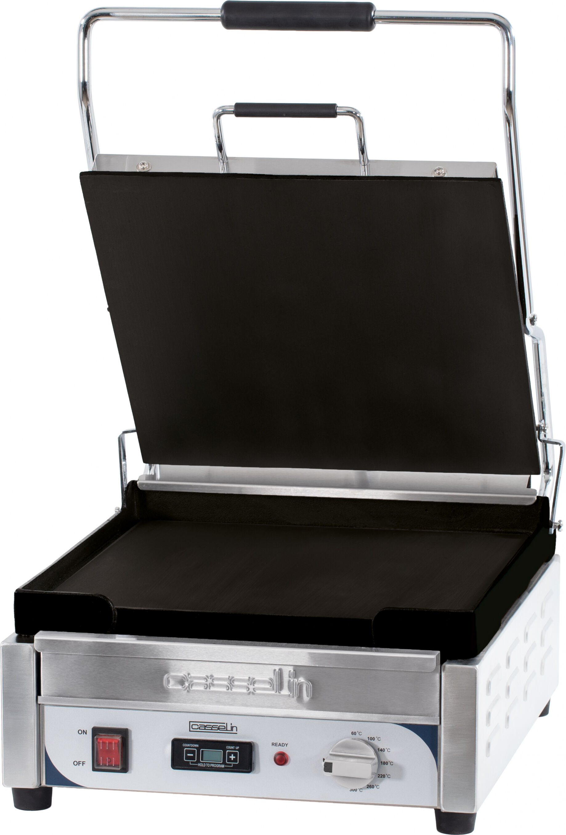 Casselin Piastra Panini Premium XL Liscio Liscio con Timer