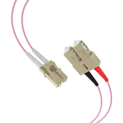 EFB Elektronik LC-SC 50/125μ InfiniBand/Glasfaserkabel 5 m Erikaviolett