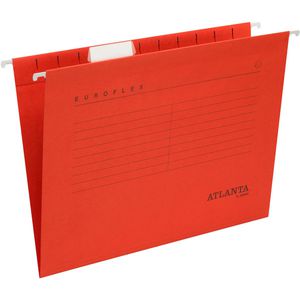 Atlanta Hängemappen 2652742200, Euroflex, A4, rot, Karton, 25 Stück