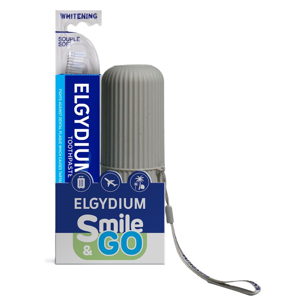 Elgydium Set : Anti-Plaque, Plaque, Toothpaste, 75 ml + Whitening S, Toothbrush For Women (67117124)